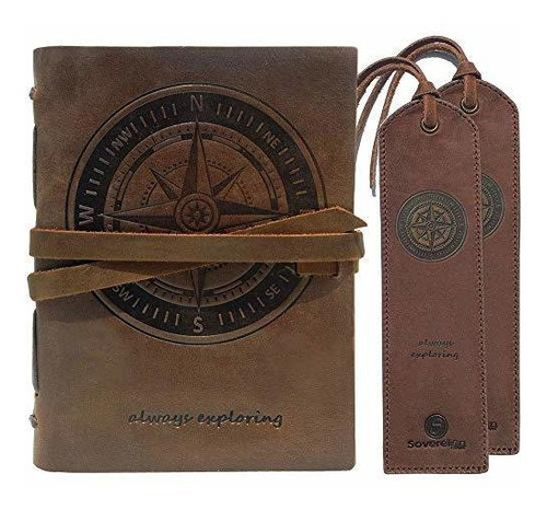 Organizadores Personales Leather Journal Nautical Compass No