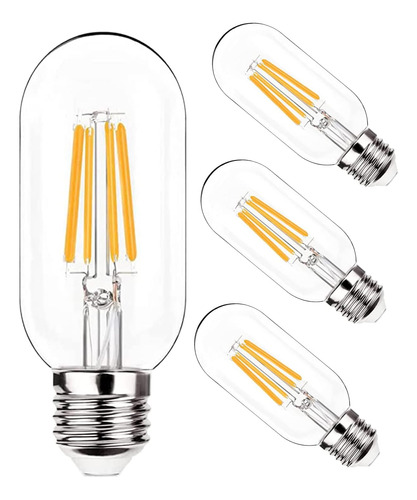 Mmbgjkg Bombilla Led Edison T45 Regulable, 2700 K Blanco Cál