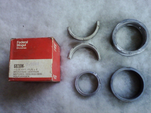 Bronzina Fixo Mancal Metal Leve / Federal Mogul 1,00 Fusca  