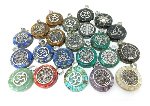Imagen 4 de 6 de Jaspe Rojo - Orgón - Colgante - Tetragramaton - Original
