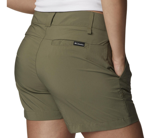 Short Columbia Silver Ridge Utility Verde Musgo Mujer