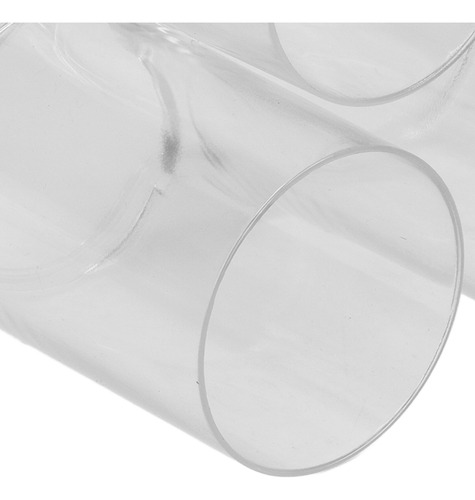 Contenedor De Maquillaje De Plástico Redondo Transparente