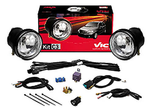 Kit Faro Auxiliar Antiniebla Citroen C3 Hasta 2007 Completo