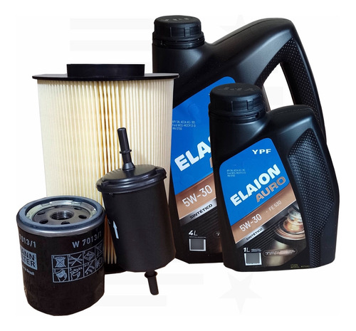 Kit 3 Filtros + 5 L Aceite F50 E Ford Focus Iii 2.0 16 V