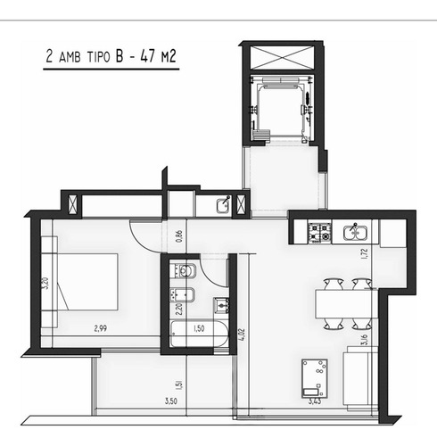 Excelente Departamento A Estrenar 2amb Con Amplio Balcón