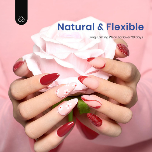 Kit De Extension De Uñas De Gel Facil 500 Puntas Almendra