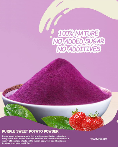 Polvo De Camote Morado Liofilizado, 4.0 Oz, Polvo De Camote