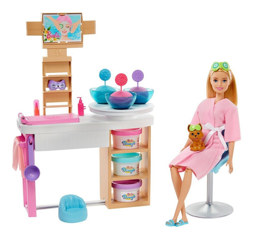 Barbie Playset De Spa Mascarilla Mattel Gjr84 