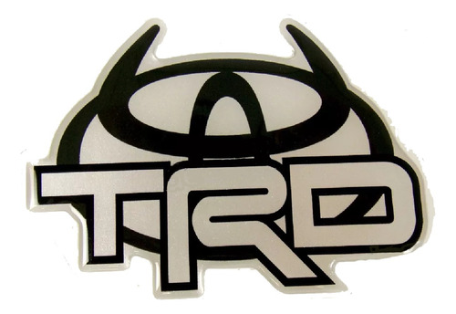 Emblema Adesivo Resinado Toyota Trd Preto Rs01 Fgc