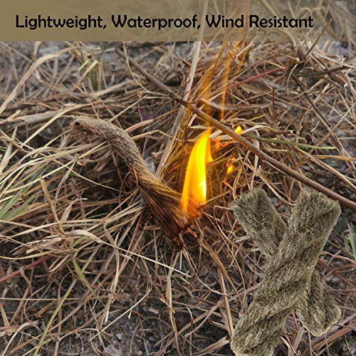 Iniciador De Fuego Fat Rope Stick, Resistente Al Agua Y...