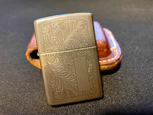 Encendedor Zippo 352 Mood + Funda Cuero Original. Como Nuevo