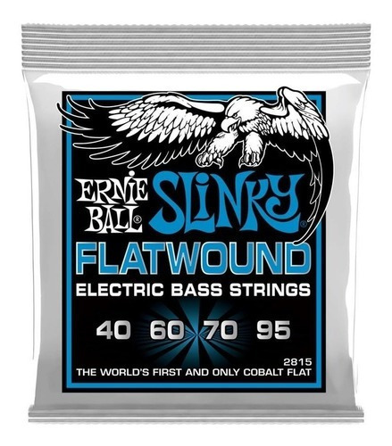 Encordado Flatwound Ernie Ball 2815 Bajo 4 Cuerdas