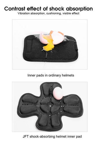 Juego De Almohadillas Universales Para Casco 360° Protección