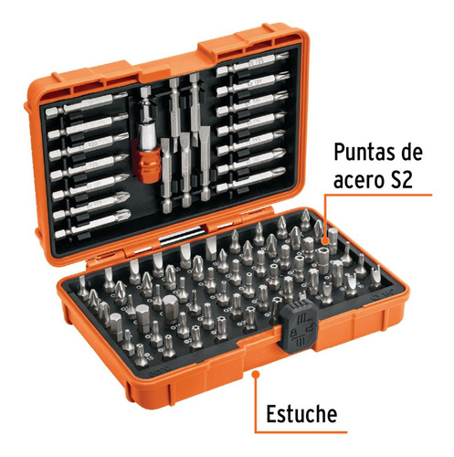 3 Kits Destornillador Inalambrico Y Juego De Puntas 80 Pzas