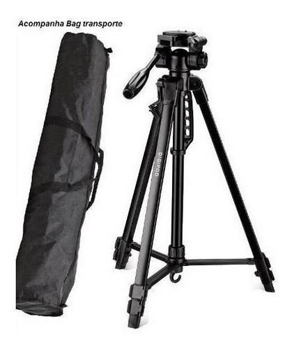 Tripé Profissional DigiPod Tr672 1,70m Suporta 2,75kg São Pa