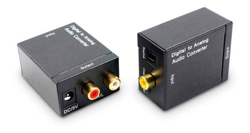 Convertidor Audio Digital Coaxial Toslink A Rca Analógico