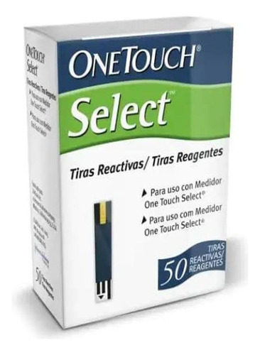 One Touch Select 50 Tiras Reactivas