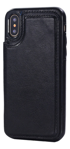 B Funda Carcasa Piel Billetera Con Soporte Para iPhone