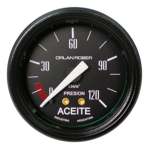 Manómetro Presión De Aceite Orlan Rober 120lbs Classic