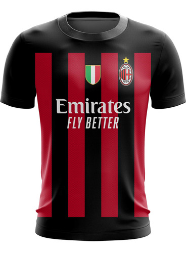 Camiseta Camisa Ac Milan Esporte Futebol Promoção 07