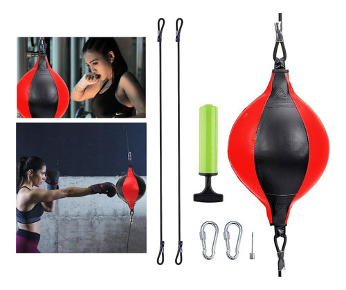 Pera Box Boxeo Inflable Con Elástico Punching Ball