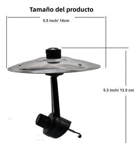 2 Platos Choque Coche Clip Tambor Mini Freno Disco
