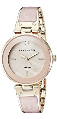 Reloj Con Brazalete Anne Klein Con Detalles De Diamantes Par