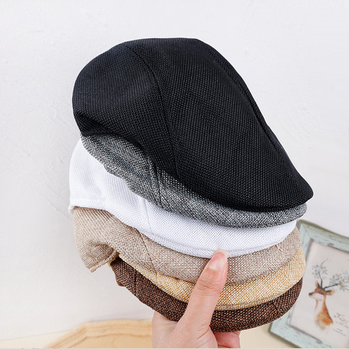 Gorro Unisex Con Forma De Boina Transpirable, De Algodón Y L