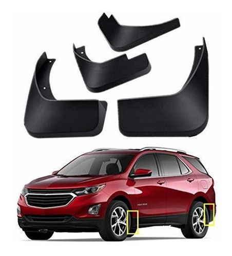 Kit De Aletas De Barro Para Chevrolet Equinox 2018 2019...