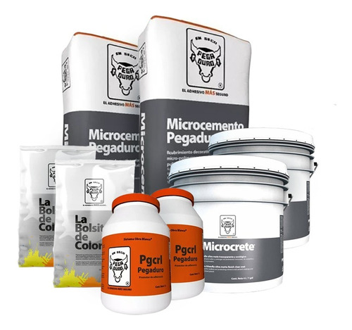 Microcemento Kit Para 24 M2 ( Incluye Selladores Y Pigmento)