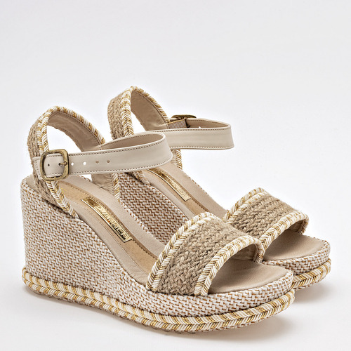 Ivannep Sandalia Para Mujer Beige Cod 132307-e