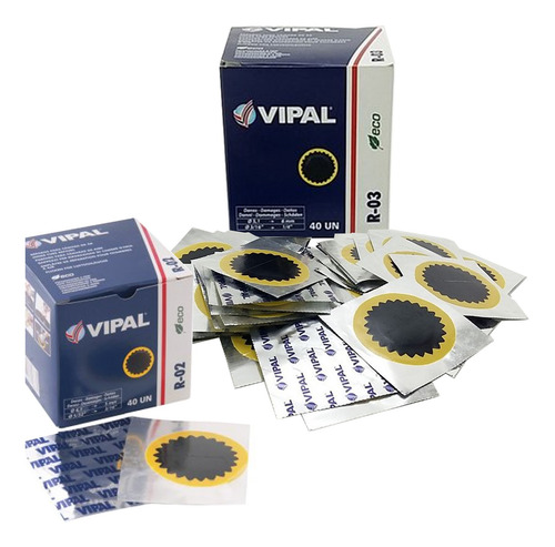 Remendo A Frio Para Camara De Ar 20 R-03 + 20 R-02 Vipal