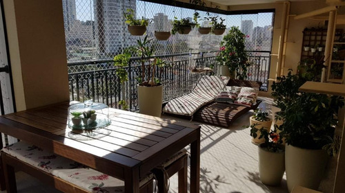 Imagem 1 de 24 de Apartamento Com 3 Suites E Varanda Gourmet, À Venda, 140 M² - Bosque Da Saúde - São Paulo/sp - Ap2203