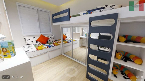 Imagem 21 de 30 de Na Planta 50m² - 2 Dorms, Varanda Integrada, Lazer Completo !!! - V202