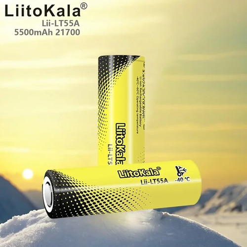 Pack 2 Pilas 21700 3.6-4.2v 5500mah Liitokala Lii-lt55a Flat