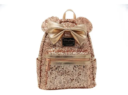 Minnie rose gold backpack sale