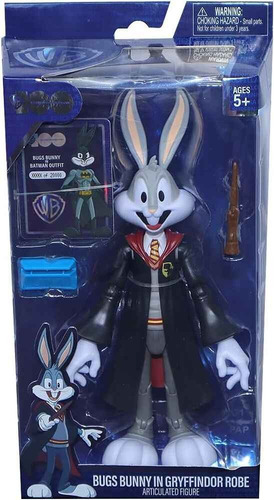 Muñeca divertida de 100 años de Bugs Bunny Gryffindor Warner Bros