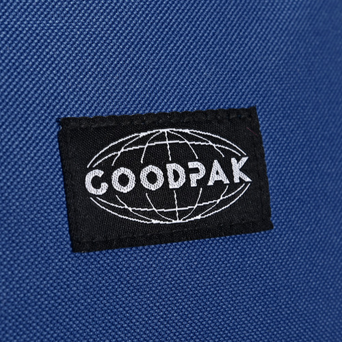 Mochila Carro Goodpak Escolar Reforzada 17 Pulgadas Color Azul