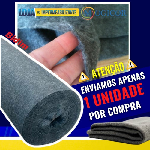 Imagem 2 de 10 de Manta Geotextil 230m² Bidim Drenagem Jardim Lago Geotêxteis