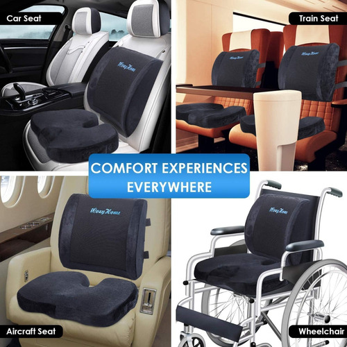 Cojin Para Asiento Y Espalda Lumbar