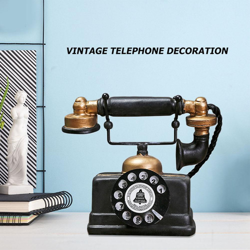 Nuevo Modelo De Telefone Retrô, Ornamento De Mesa Antigo,