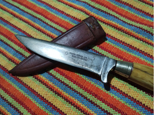 Antiguo Cuchillo De Caza Herder Solingen 