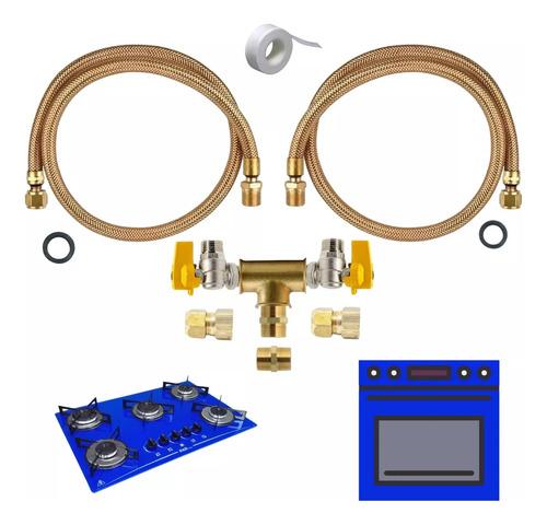 Kit Gas Cooktop E Forno Electrolux 1,50m + 3,0m Completo