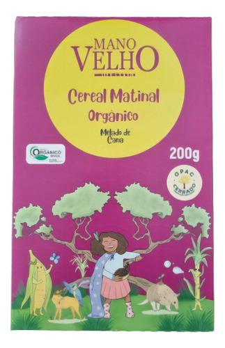 Kit 2x: Cereal Matinal Melado Orgânico Mano Velho 200g