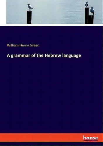 A Grammar Of The Hebrew Language, De William Henry Green. Editorial Hansebooks, Tapa Blanda En Inglés