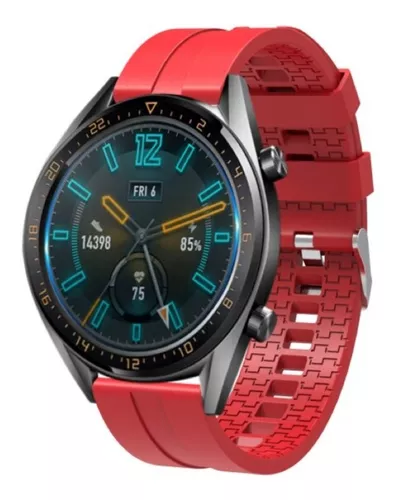 Correa De Silicona Para Huawei Watch Gt2 46mm - Red