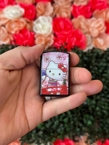 2 Encendedores Recargables Tipo Zippo De Hello Kitty