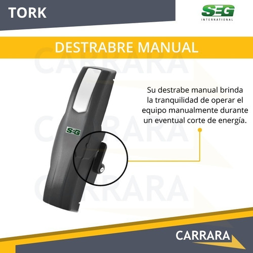 Imagen 8 de 9 de Kit Motor Seg Tork Portón Levadizo Automático Control Remoto