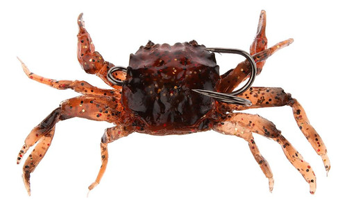 2 Piezas 3d Simulación Suave Cangrejos Cebo De Pesca