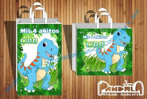Bolsitas Para Sorpresitas Dinosaurios X10